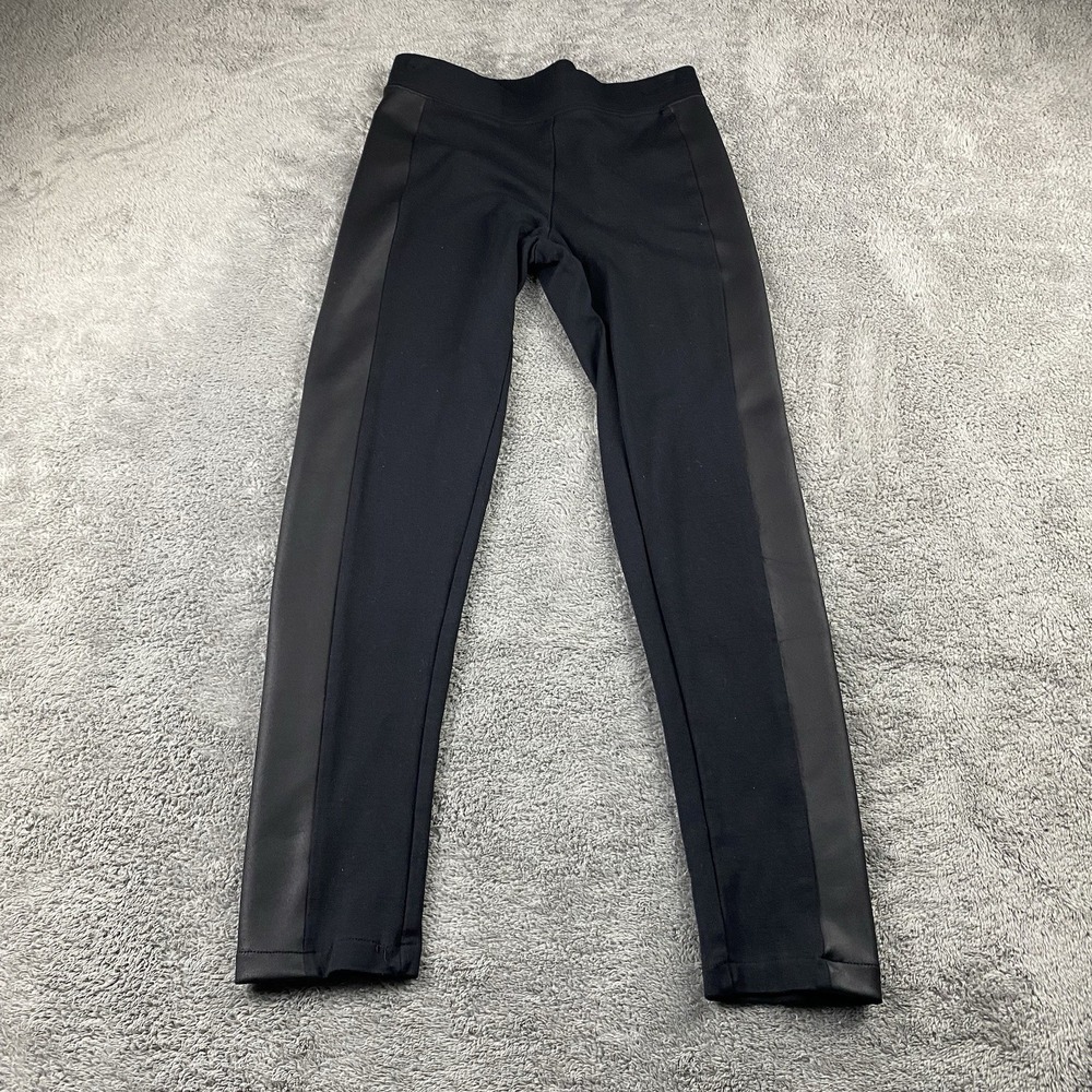 Express Faux Leather‎ Leggings High Waisted Stretch Womens XS Black